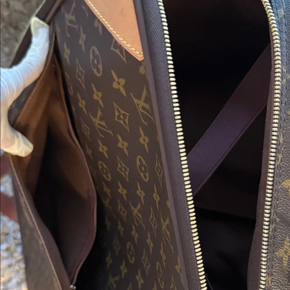 Louis Vuitton Brown and Tan Monogram Luggage